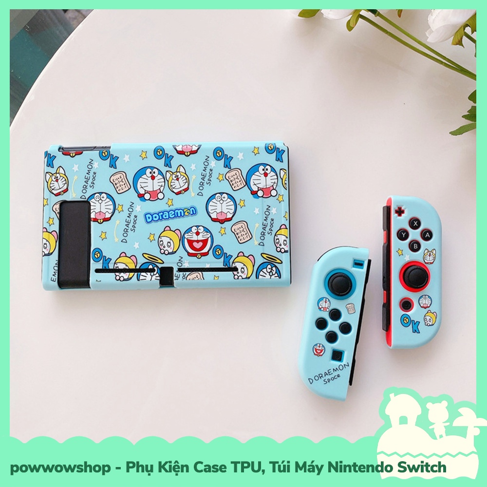 [Sẵn VN - Hỏa Tốc] Set Phụ Kiện Case TPU Dẻo, Túi Đựng Máy Cho Máy Game Cầm Tay Nintendo Switch Donuts Dore Dore