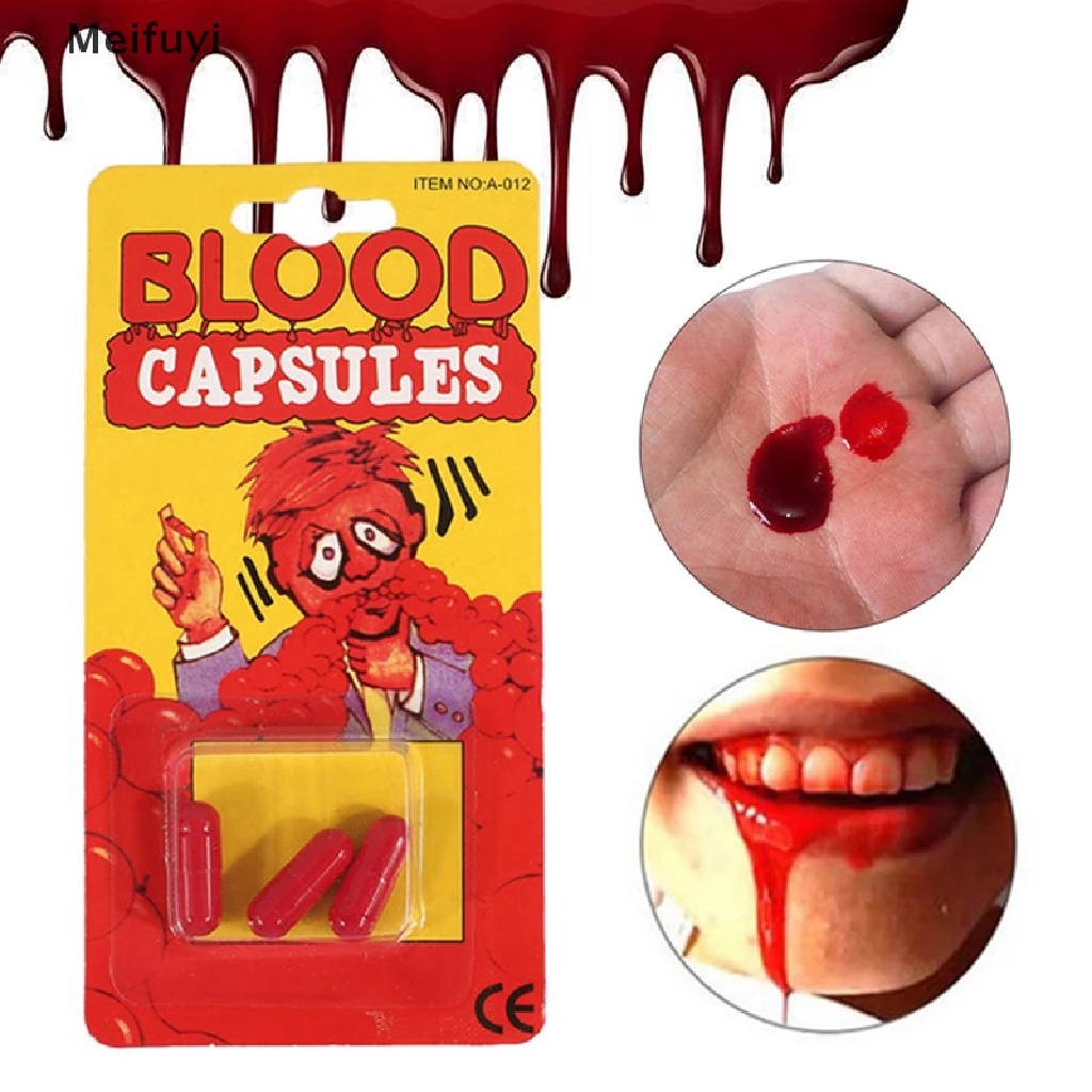 Set 6 Viên Nang Máu Giả Hóa Trang Halloween