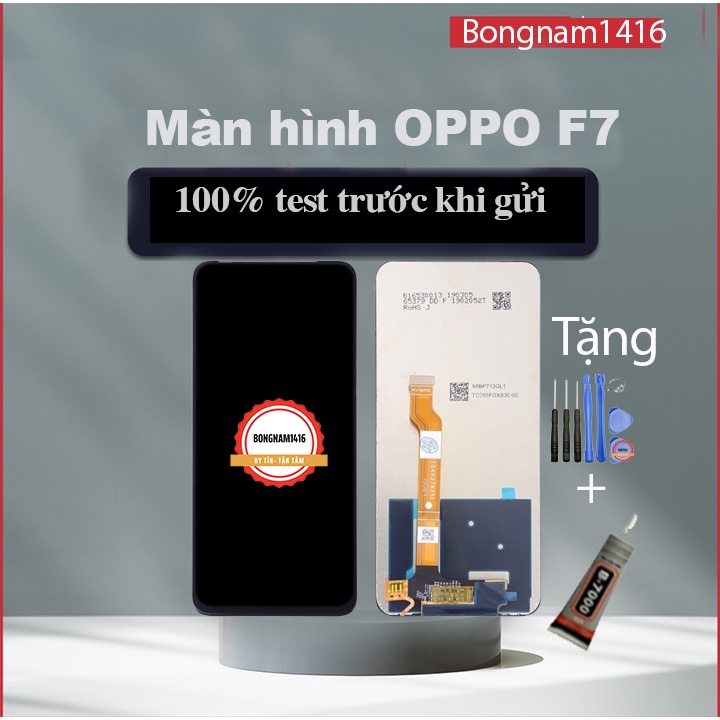 Màn hình oppo f7 zin tặng kèm bộ sửa 8 trong 1 và keo dán