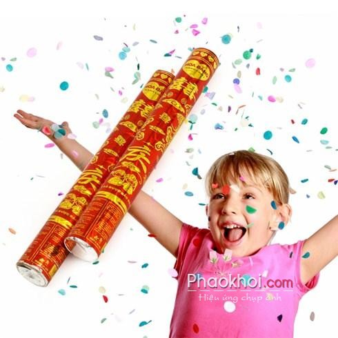 6 CÂY PHÁO GIẤY KIM TUYẾN 40CM