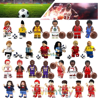 Bộ Đồ Chơi Lego Xếp Hình Ngôi Sao Bóng Rổ Cho Bé