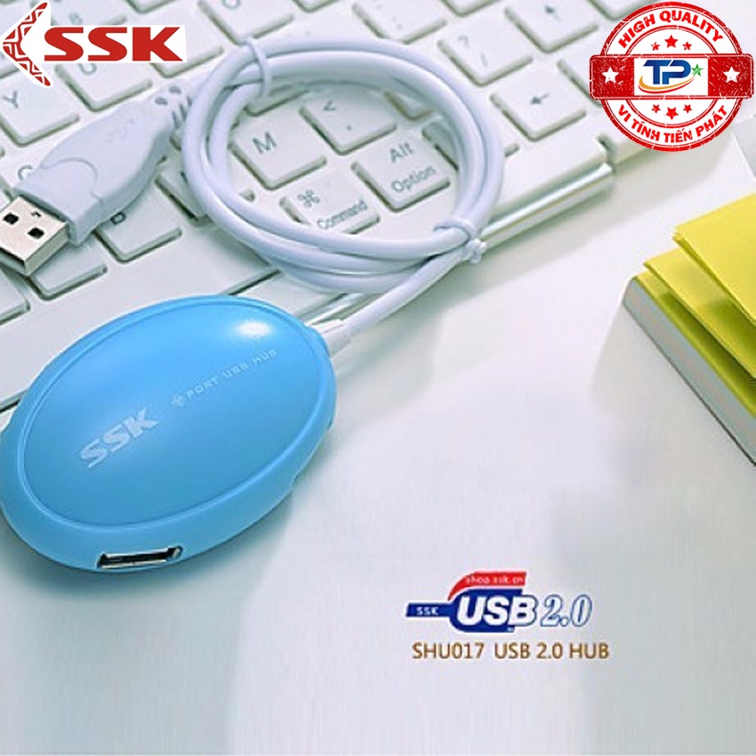 Hub chia cổng USB 1 ra 4 cổng SSK SHU017