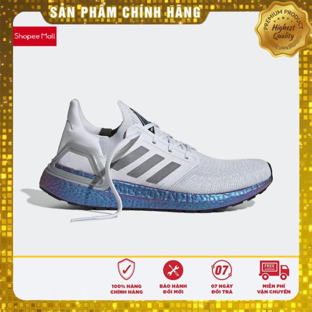 Siêu sale_ Giày Sneaker Thể Thao Nam Adidas Ultra boost 20 ISS Trắng Xanh EG0755 - Hàng Chính Hãng - Bounty Sneakers