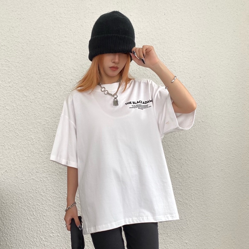 ÁO THUN SKELETON PHỐI MÀU TRẮNG THE BLACK ADAMS