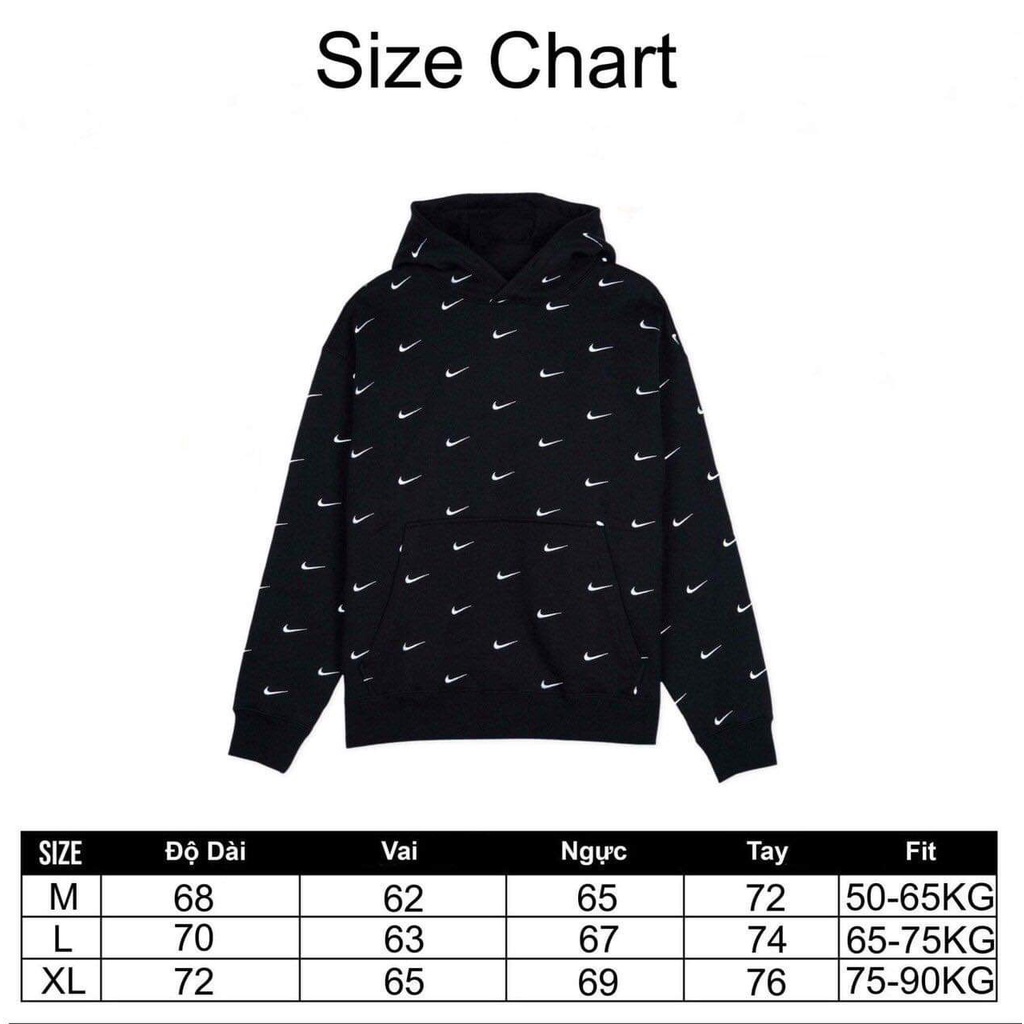 Áo Hoodie Nike Thêu Chất Nỉ Bông Dày Dặn Chuẩn Hàng likeAuthentic, Áo khoát Nike Trang Phục Thu Đông Năm 2022_ N.SHOP010