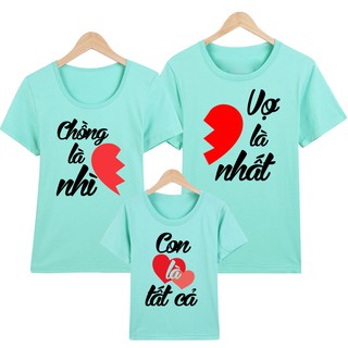 Áo gia đình in hình - GĐM08- Giá Trên là giá cho 1 chiếc áo
