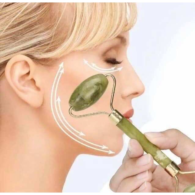 (Hàng Mới Về) Cây Lăn Mát Xa Mặt Và Cơ Thể Bằng Đá Ngọc Bích Tự Nhiên | BigBuy360 - bigbuy360.vn