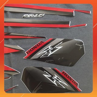 [BẢO HÀNH UY TÍN] BỘ TEM 3 LỚP MẪU ZIN HÀNG CAO CẤP SIÊU BỀN CHO HONDA AIRBLADE THÁI 2010 - MÀU ĐỎ