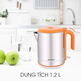 Bình Đun Siêu Tốc Sharp EKJ-12VS-YL(1.2L -BH 12 tháng)