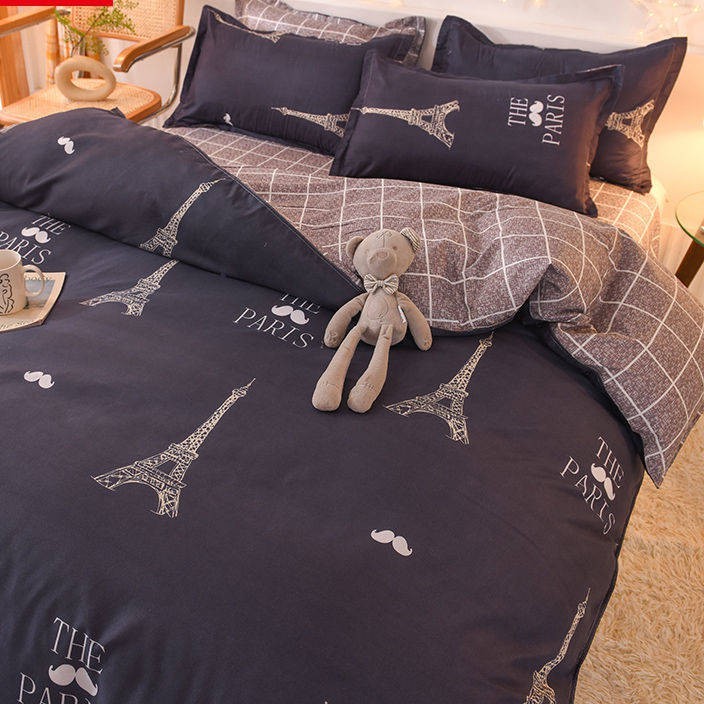 Ga trải giường Bộ đồ giường Nam Cực bốn mảnh phù hợp với phong cách công chúa ký túc xá sinh viêngối