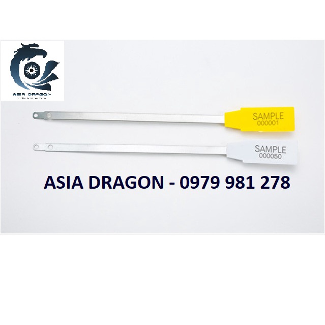 Seal lá thép bộ 20 cái in sẵn số seri