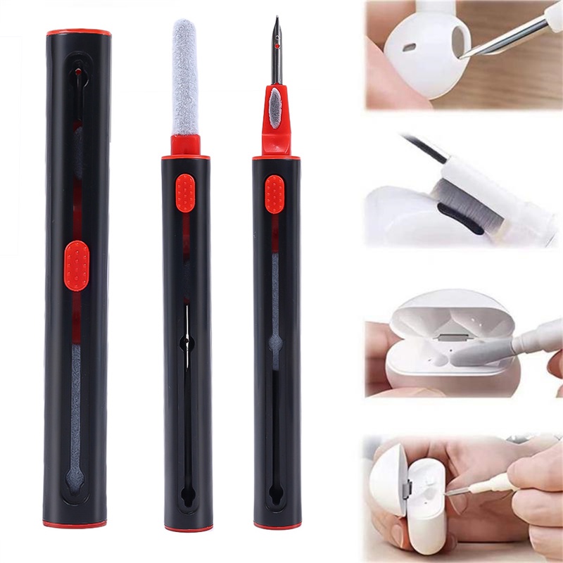 Dụng Cụ Vệ Sinh Tai Nghe Bluetooth Màu Đen Tiện Dụng