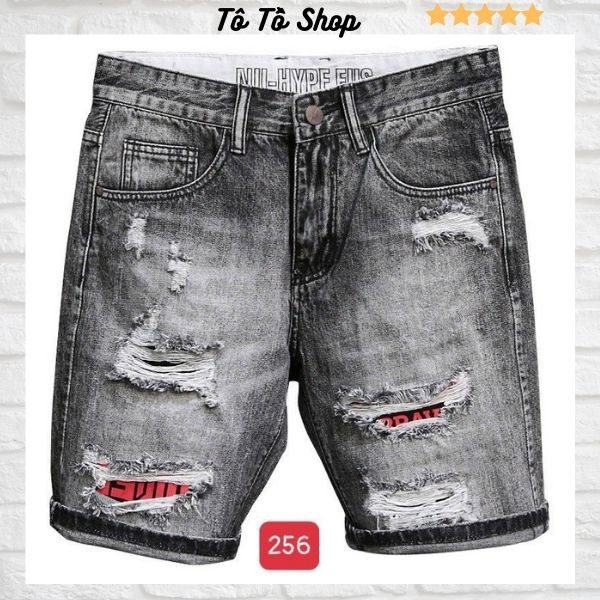 Quần Short Jean Nam Chất Bò Co Giãn❤️FREESHIP❤️Quần Đùi Nam thời trang cao cấp  Tô Tồ Shop - QSJNM256