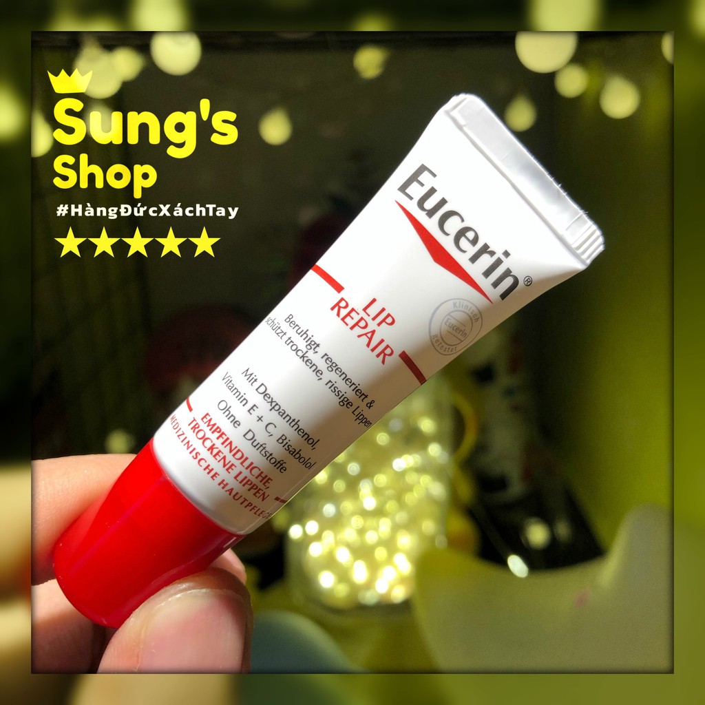 Son dưỡng EUCERIN mờ thâm môi dưỡng ẩm khôi phục môi khô