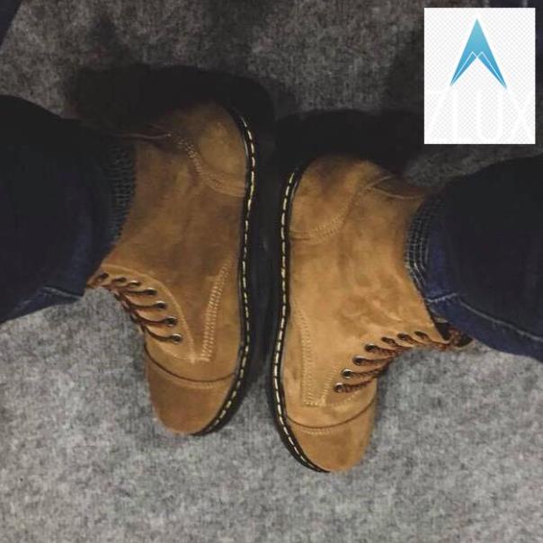Giày Da lộn NAM BOOT NAM, Giày Nam Da Lộn Chống Nước, DÁNG BOOT, CAO CỔ ️🥇
