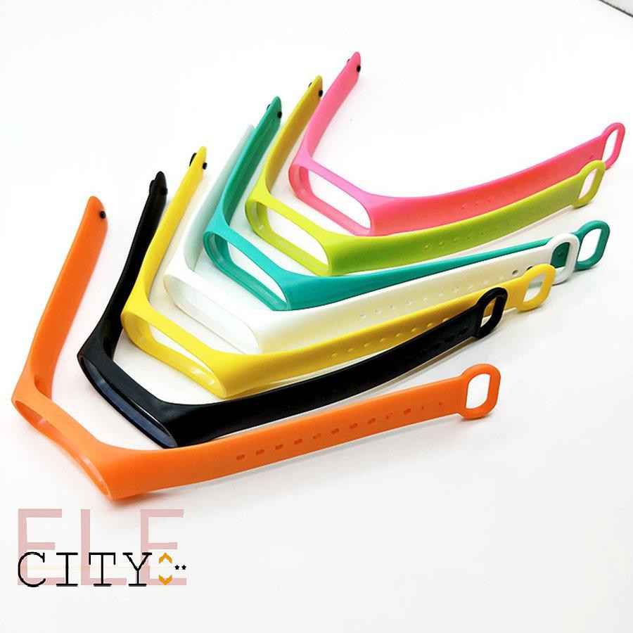 Set 20 Dây Đeo Silicon Mềm Có Thể Điều Chỉnh Cho Đồng Hồ Thông Minh Xiaomi Band 2 3