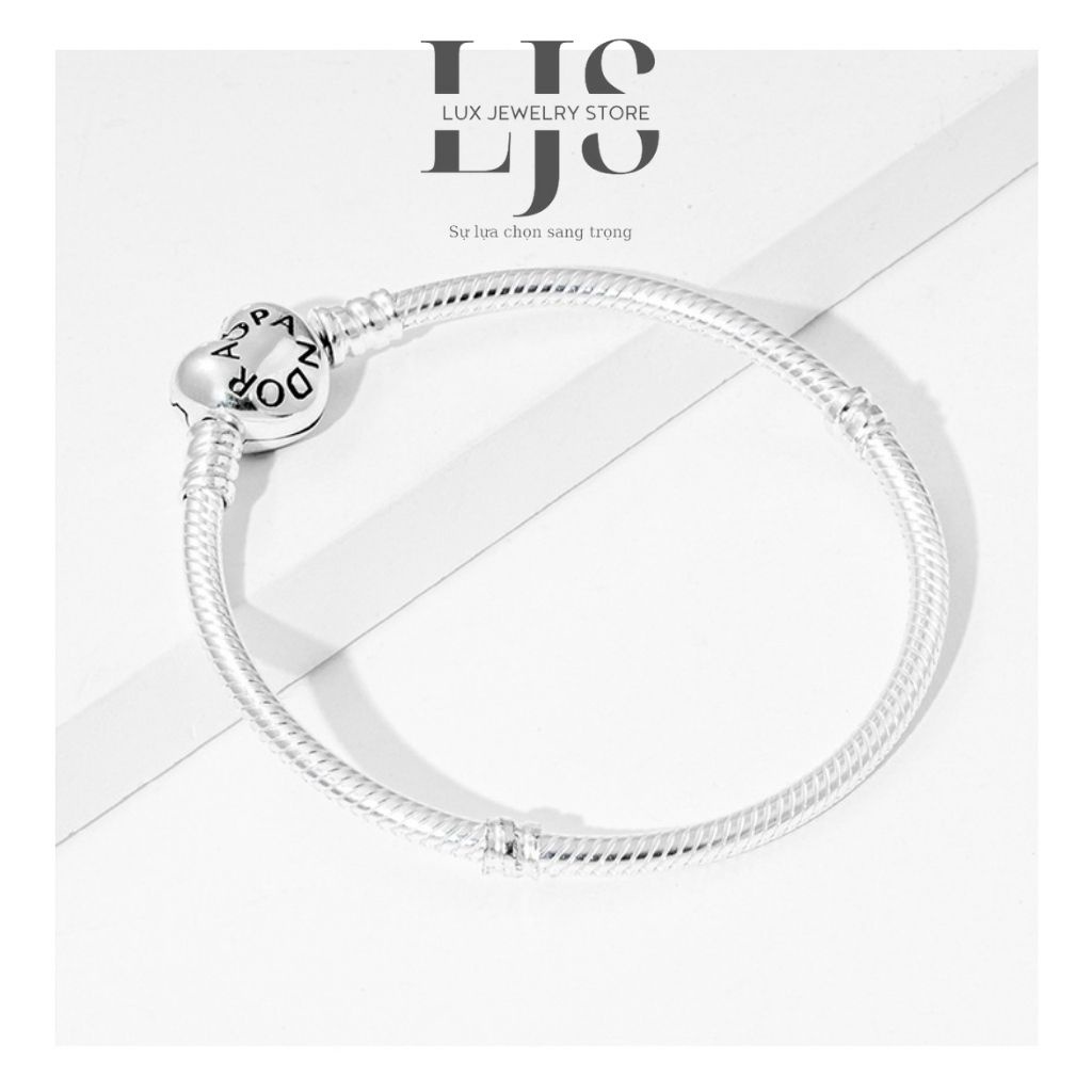 Vòng tay bạc Lux Jewelry, lắc tay pandora mềm – LUXJ896