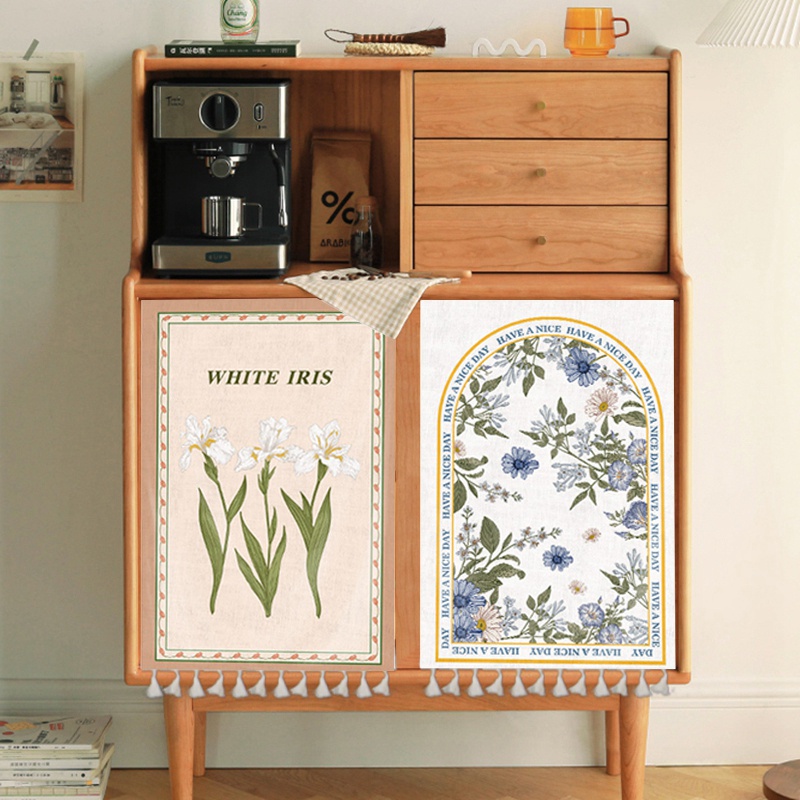 Rèm Cửa In Hoa Chống Bụi Trang Trí Nhà Cửa