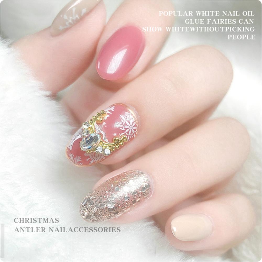 Mocho Móng Tay Giả Hình Sừng Hươu|Dụng Cụ Trang Trí Móng Tay Hình Sừng Hươu 3D Sang Trọng|Phụ Kiện Trang Trí Móng Tay Nghệ Thuật