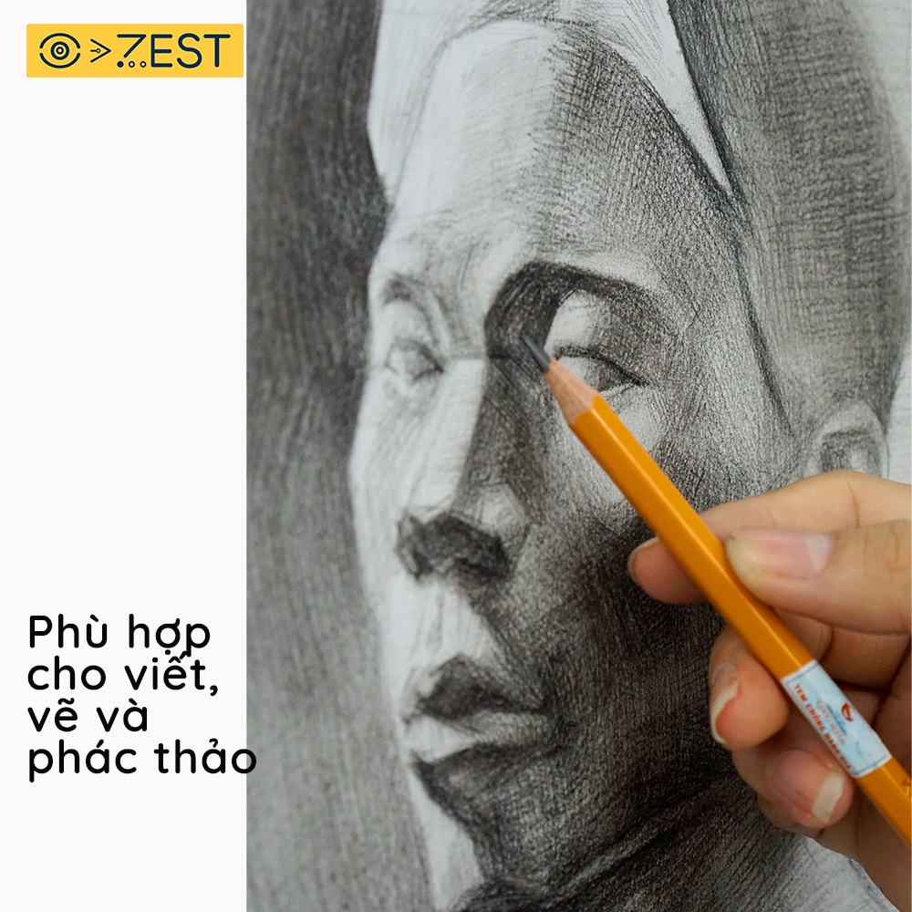 Bút chì KOH-I-NOOR 1500 HB/ 2B/ 3B/ 4B/ 5B/ 6B - CHÍNH HÃNG