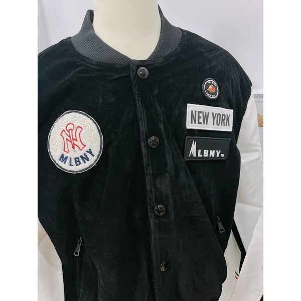 ÁO KHOÁC BÓNG CHÀY MLBNY NHUNG TĂM - ÁO KHOÁC THỂ THAO BOMBER - VARSITY JACKET