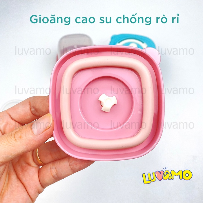 Hộp trữ đồ ăn dặm cho bé Misuta dùng được trong lò vi sóng AD246