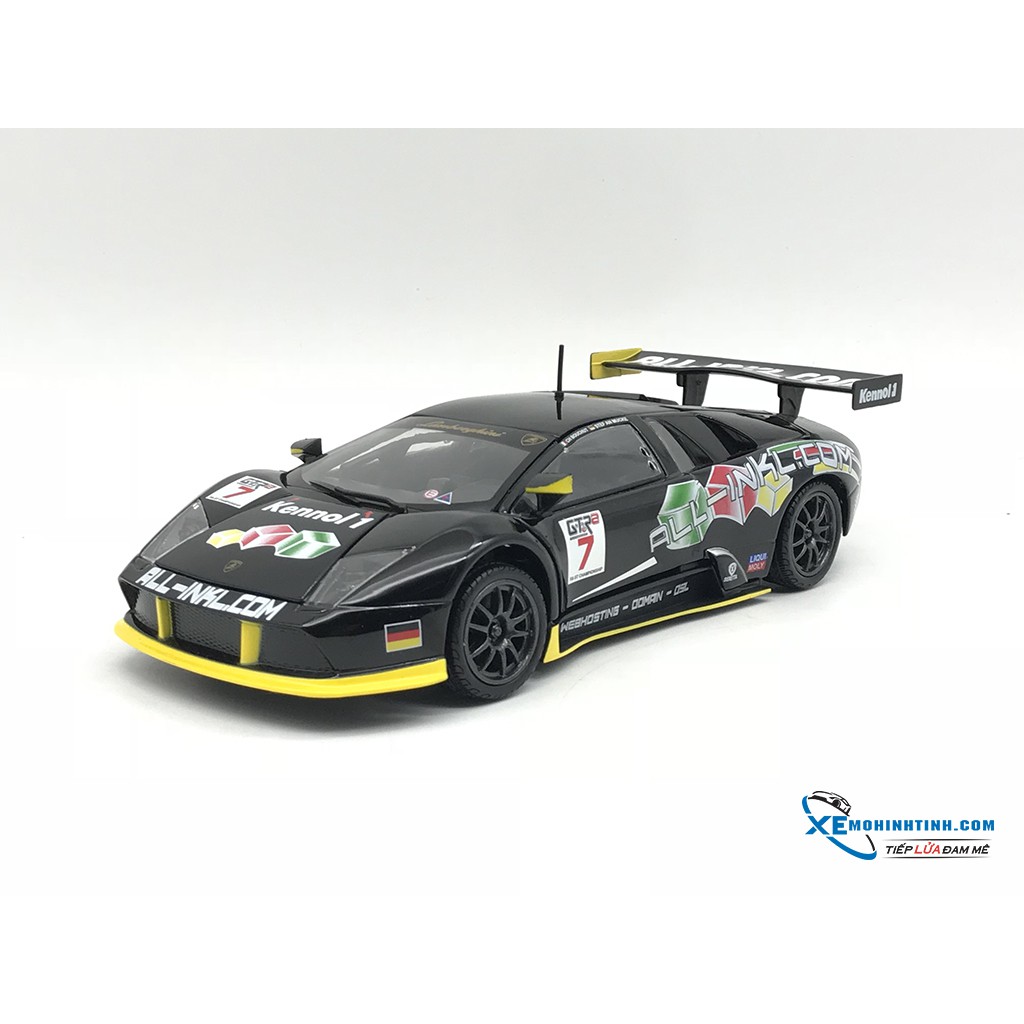 Xe Mô Hình Lamborghini Murcielago FIA GT 1:24 Bburago ( Đen )