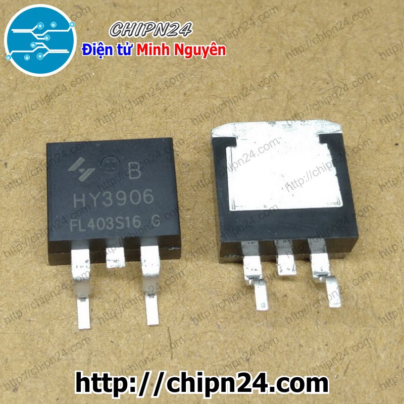 [1 CON] (SOP) Mosfet Dán HY3906 TO-263 190A 60V Kênh N (SMD Dán) (3906)