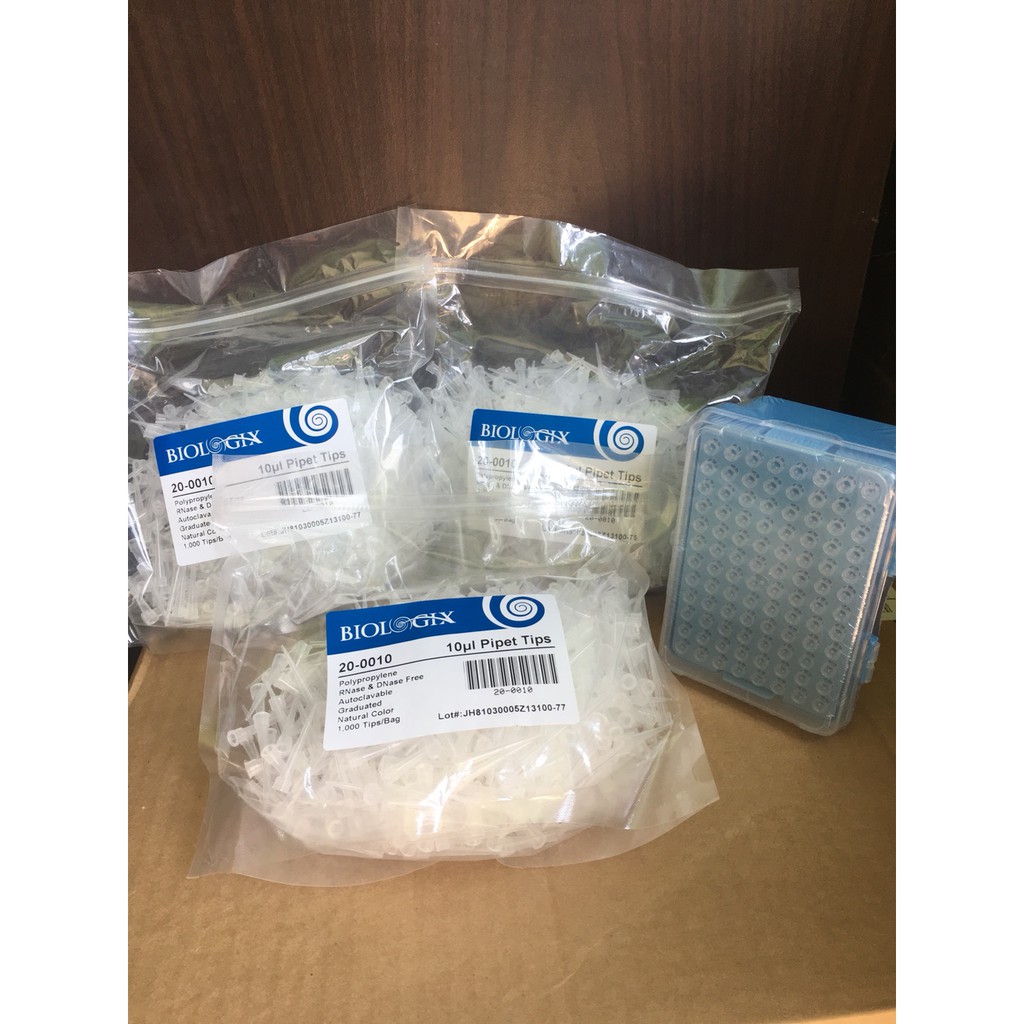 1000 Đầu col (tip) trắng 10uL Biologix