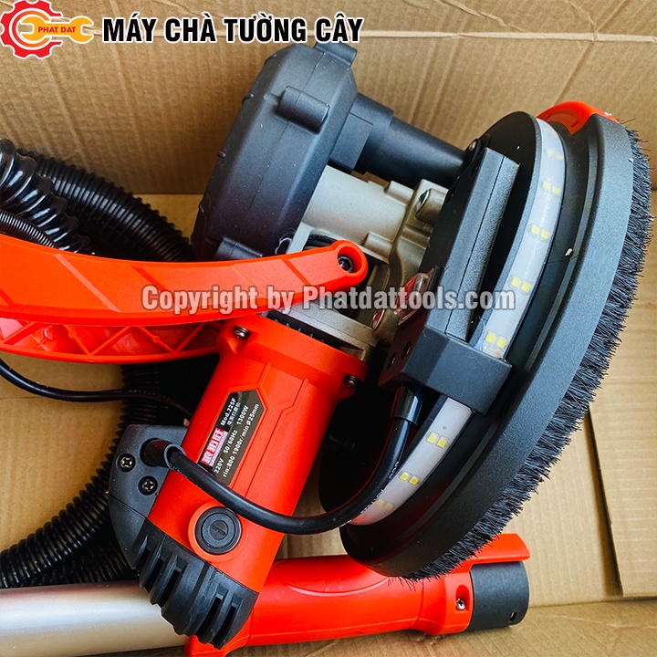 Máy chà tường cán dài LANGBOWANG 225F - Máy Xả Nhám Tường Làm Sơn Bả - Công suất 1300W