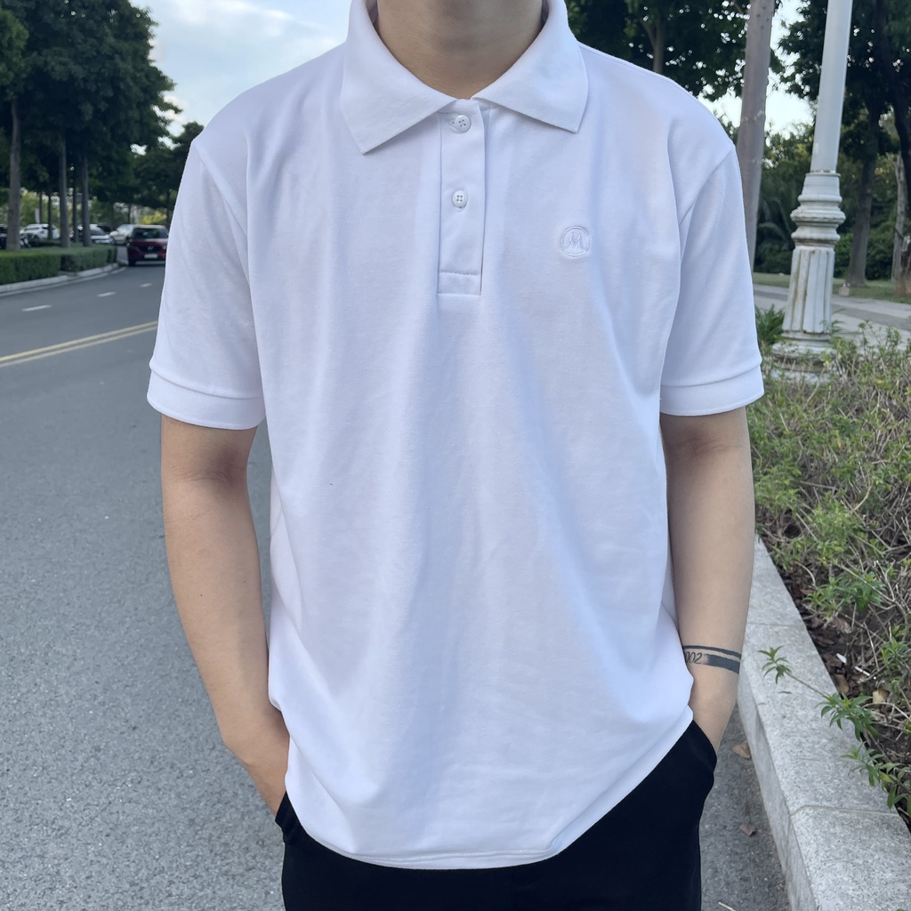 ÁO POLO CIRCLE M TRẮNG - CHÍNH HÃNG MARCHLAND