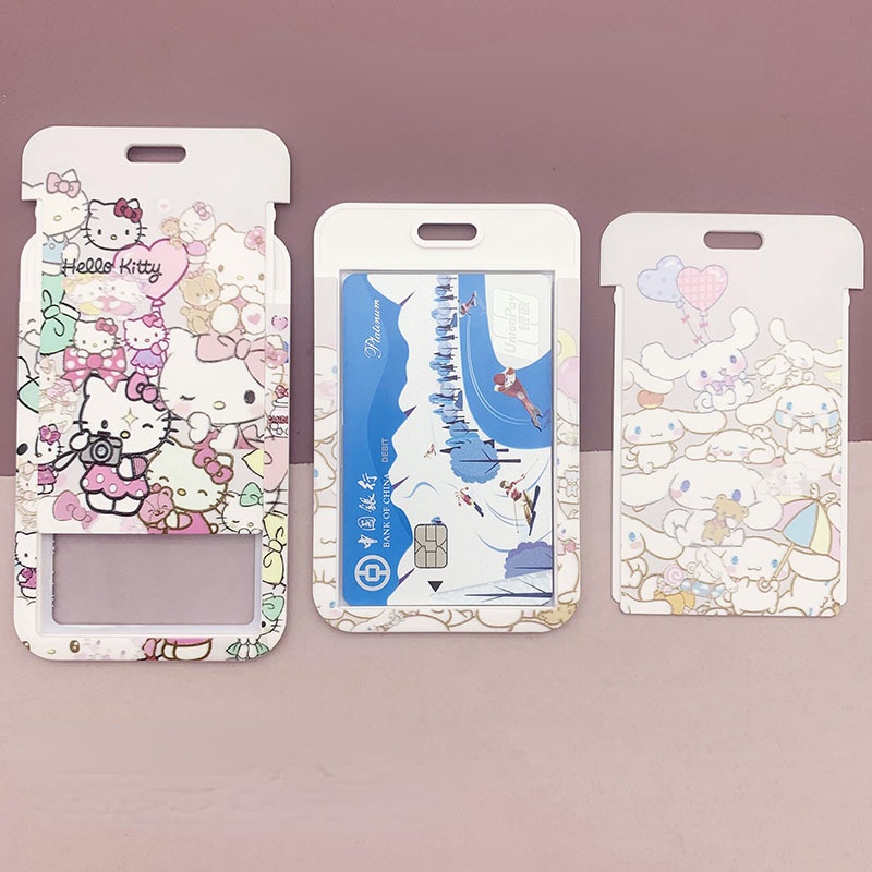 Sanrio Tấm Bọc Thẻ Điều Khiển Xe Buýt / Tàu Ngầm Họa Tiết Hoạt Hình Dễ Thương Ốp
