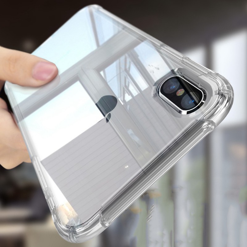 Ốp lưng trong suốt ôm sát dành cho iPhone X IPhone 8 7 6 6S Plus