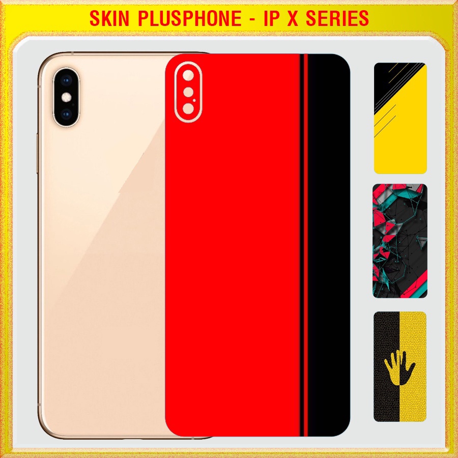 Dán Skin mặt sau cho iPhone X, XR, XS, XS Max in phối màu