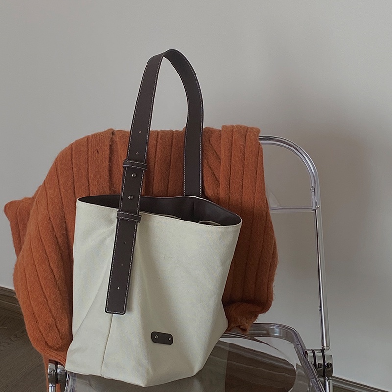 Túi đeo vai IELGY sức chứa lớn tiện dụng bảo vệ môi trường phong cách Nhật Bản dành cho nữ