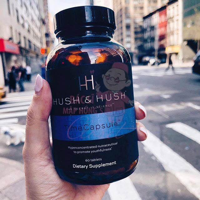 Viên Uống Chống Nắng, Mờ Nám, Sáng Da Hush & Hush Time Capsule 60 viên