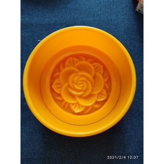 Khuôn nhận xôi tròn 12 cm - hoa hồng