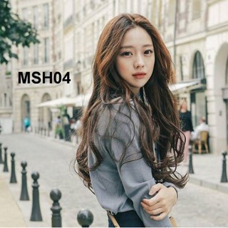 Bộ tóc dài xoăn nhẹ mhs04