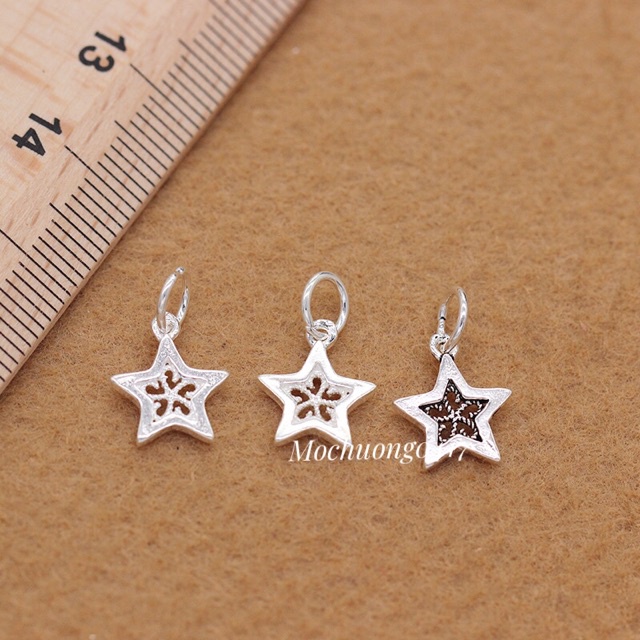 CHUYÊN SỈ  Charm ngôi sao bạc hàng siêu đẹp - Bạc tốt loại 1, PH264