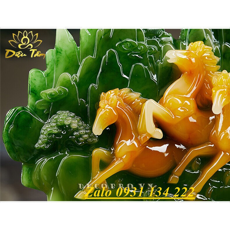 Tượng trang trí mã đáo thành công quà tặng phong thủy