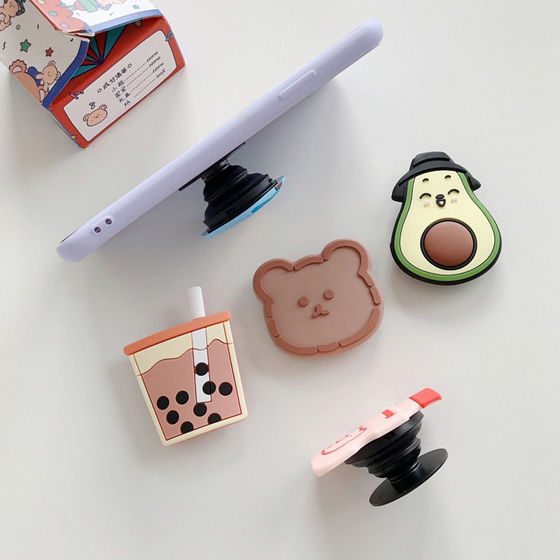 Giá Đỡ Chống Lưng Popsocket Điện Thoại, Iphone Hoạt Hình Cute Đáng Yêu Case Điện Thoại (Màu Ngẫu Nhiên)