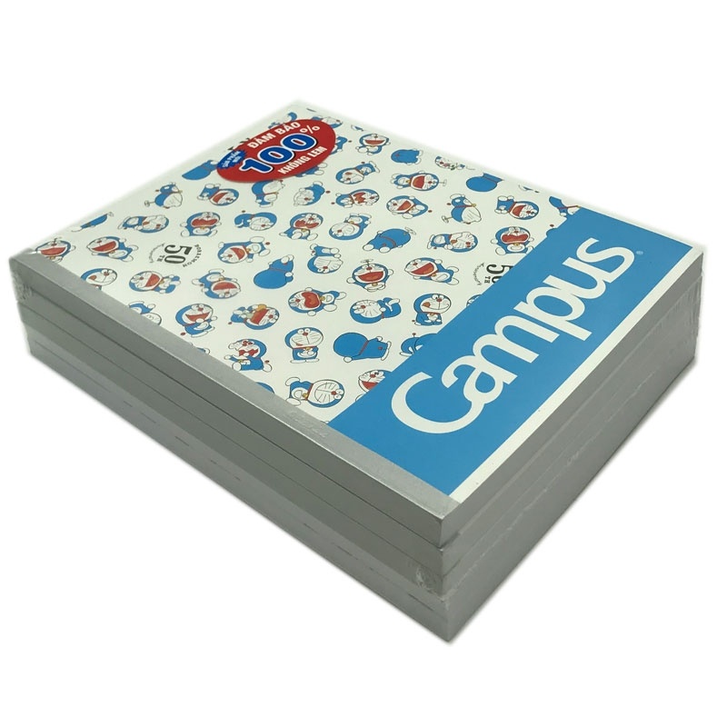 Vở Doraemon A5 4 Ô Ly 96 Trang ĐL 120g/m2 - Campus NB-AD5P96 (Mẫu Màu Giao Ngẫu Nhiên)
