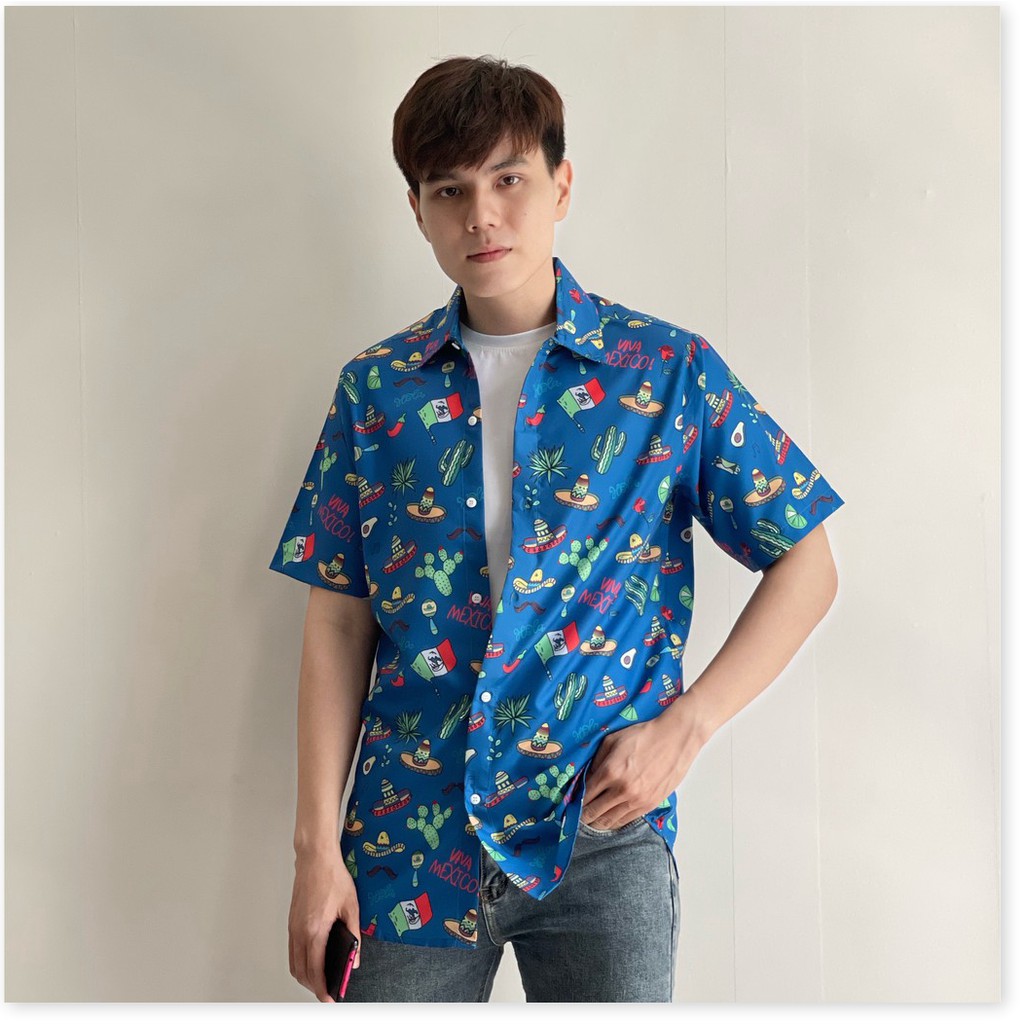 ÁO SƠ MI NAM NỮ, THIẾT KẾ HỌA TIẾT SIÊU NGẦU,CHẤT LIỆU VÃI THOÁNG MÁT KHÁNH AN STORE