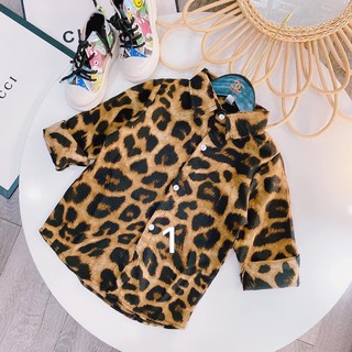 Áo sơ mi lụa dài tay bé trai size lớn