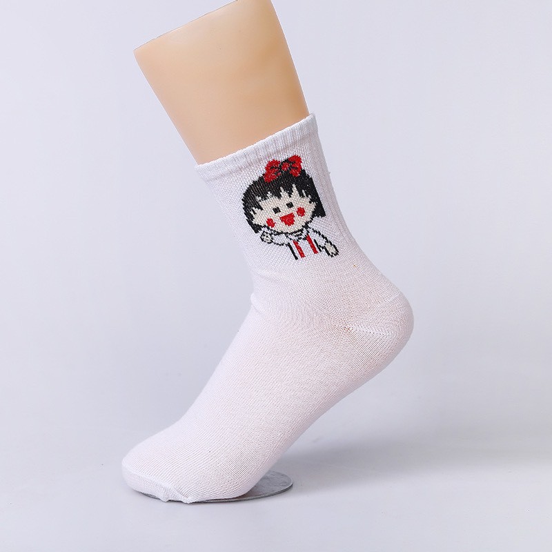 Tất vớ nữ cao cổ hàn quốc in hình TN33 giá rẻ