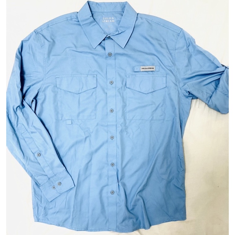 Áo sơ mi nam Bigsize đi câu cá outdoor Field & Stream,chất liệu 100% polyester chống tia UV 50 %