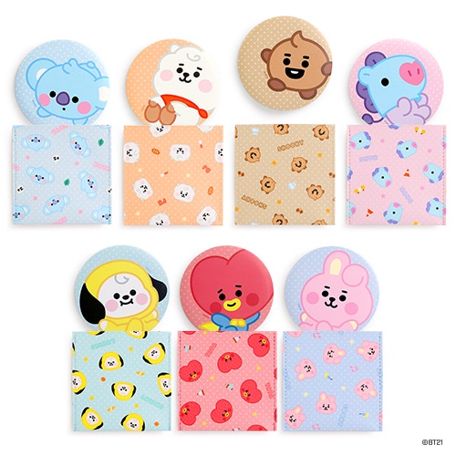 GƯƠNG BT21 + POUCH