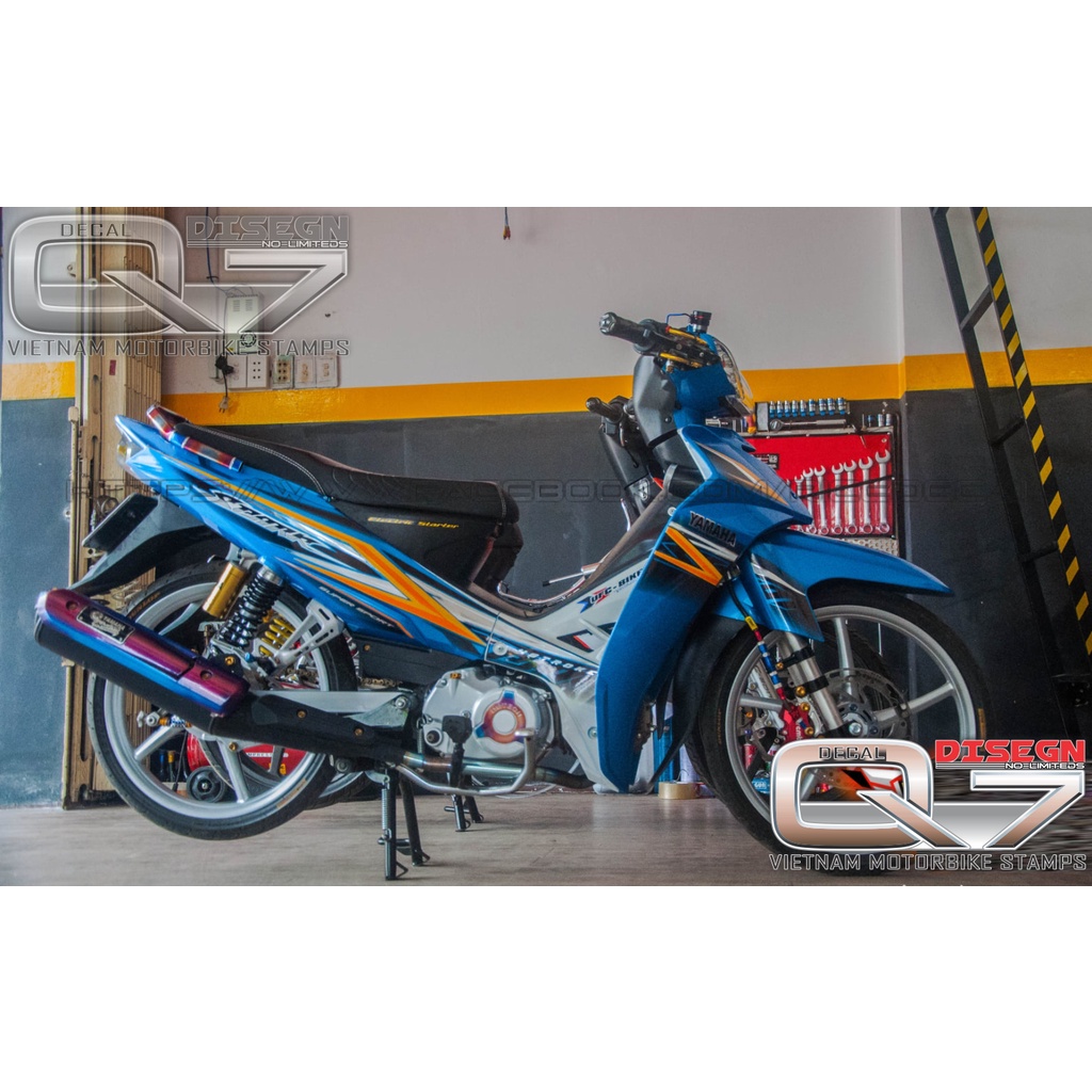 Tem Rời Sirius 110 Xanh Bạc