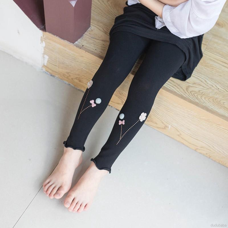 Quần Legging Cotton Lưng Thun Cho Bé Gái (2-10 Tuổi)