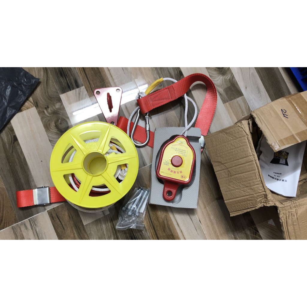 Dây hạ chậm thoát hiểm - Dây thoát hiểm chung cư loại 20m